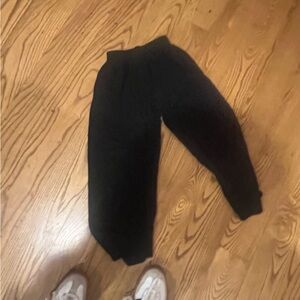 art class Black Kids lounge pants with elastic waist and pockets